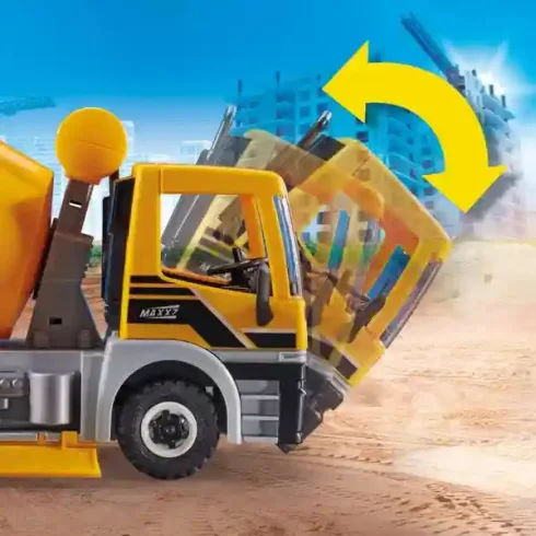 Playmobil 71406 Betonkeverő mixer teherautó