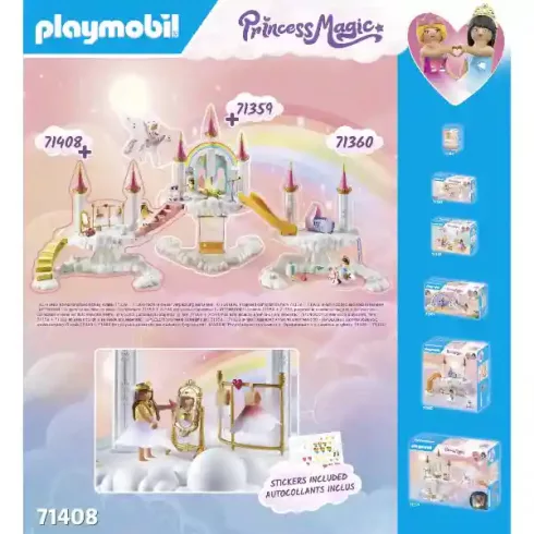 Playmobil 71408 Felhőkastély öltöző ruhákkal