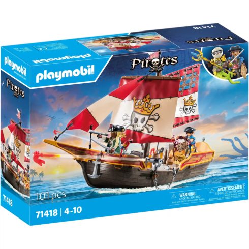 Playmobil 71418 Vitorlás kalózhajó (csomagolássérült)
