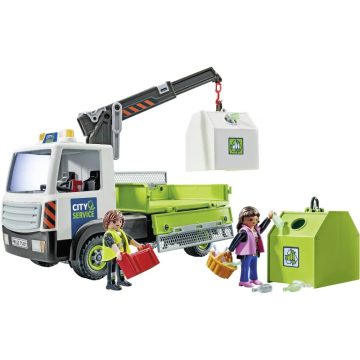 Playmobil 71431 Üveghulladék gyűjtő kukásautó