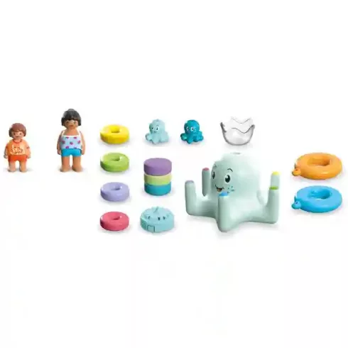 Playmobil 71438 Junior Aqua Tinti - Színes polip fürdőjáték
