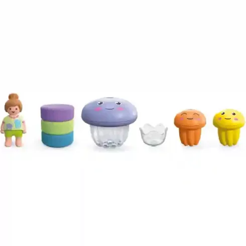 Playmobil 71439 Junior Aqua Tinti - Színes medúza család fürdőjáték