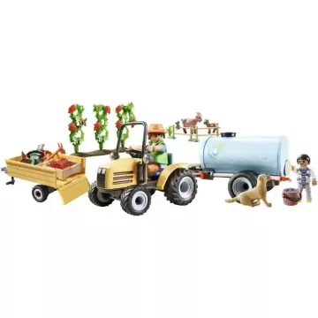 Playmobil 71442 Traktor utánfutóval és víztartállyal