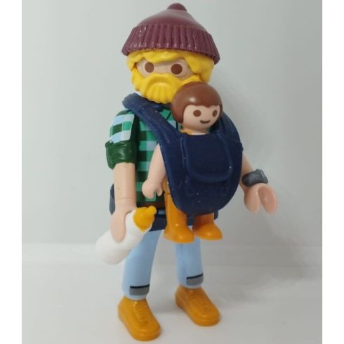  Playmobil 71455 Apuka kisbabával zsákbamacska figura 25. sorozat (fiúknak)