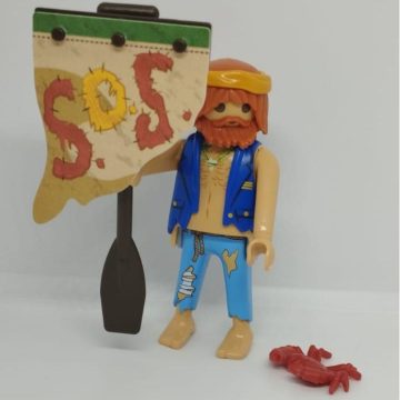    Playmobil 71455 Hajótörött kalóz zsákbamacska figura 25. sorozat (fiúknak)