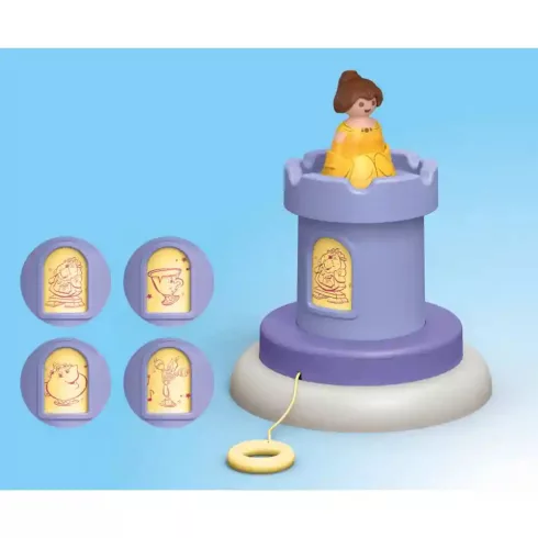 Playmobil 71458 Junior Disney A Szépség és a Szörnyeteg: Belle játéktornya hanggal