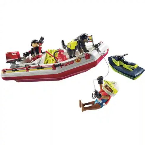 Playmobil 71464 Tűzoltócsónak jet-skivel