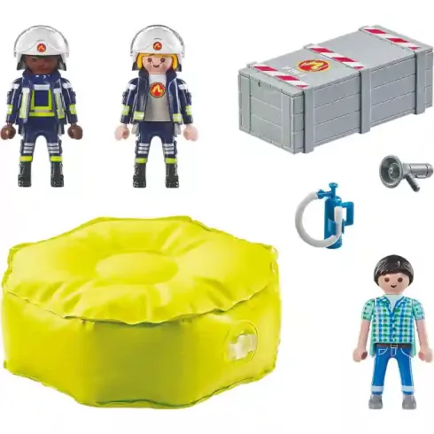 Playmobil 71465 Tűzoltók légpárnával
