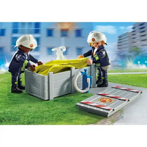 Playmobil 71465 Tűzoltók légpárnával