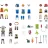 Playmobil 71468 Tűzoltó figurák