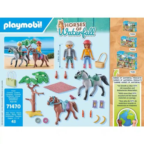 Playmobil 71470 Tengerparti lovaglás Ameliaval és Bennel