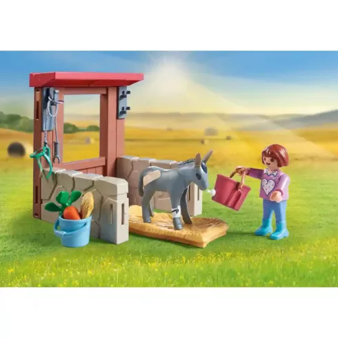Playmobil 71471 Állatorvos szamarakkal a farmon