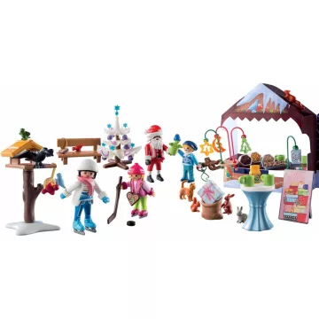   Playmobil 71472 Karácsony - Adventi kalendárium, naptár - Karácsonyi vásár