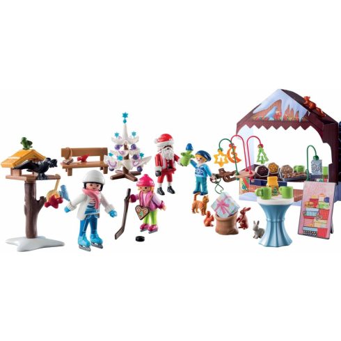 Playmobil 71472 Karácsony - Adventi kalendárium, naptár - Karácsonyi vásár