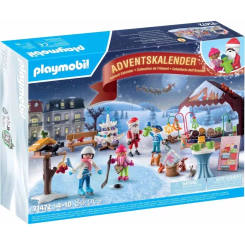 Playmobil 71472 Karácsony - Adventi kalendárium, naptár - Karácsonyi vásár