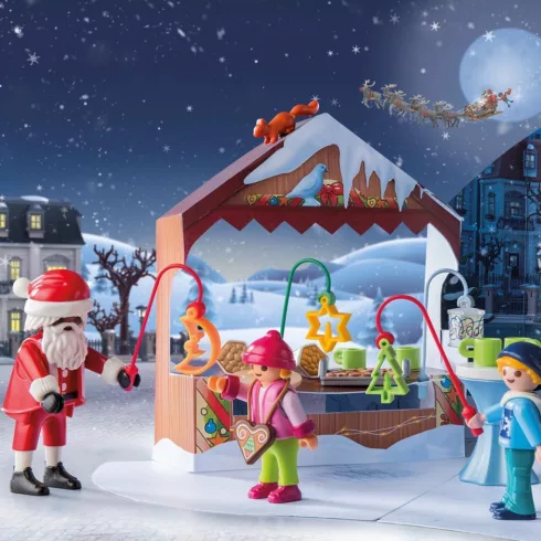 Playmobil 71472 Karácsony - Adventi kalendárium, naptár - Karácsonyi vásár