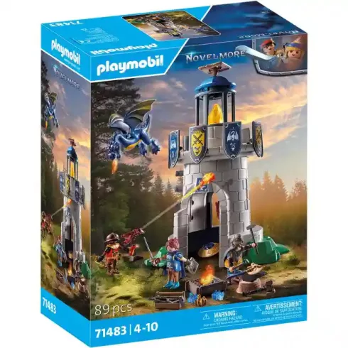 Playmobil 71483 Novelmore - Vártorony kovácsműhellyel és sárkánnyal (csomagolássérült)