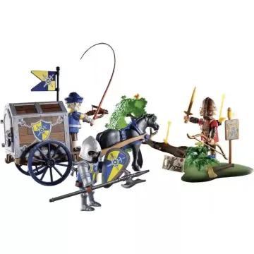   Playmobil 71484 Novelmore - Kincsszállító lovaskocsi kirablása