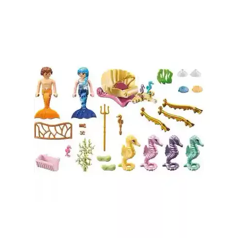 Playmobil 71500 Sellők csikóhalas hintóval