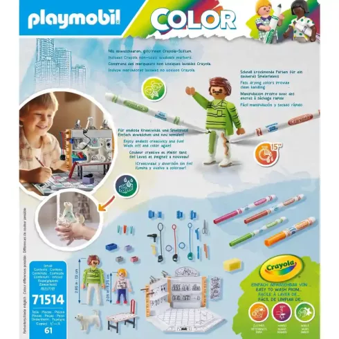 Playmobil 71514 Color - Kutyakozmetika színező filctollal