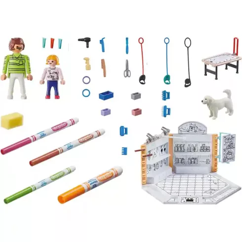 Playmobil 71514 Color - Kutyakozmetika színező filctollal