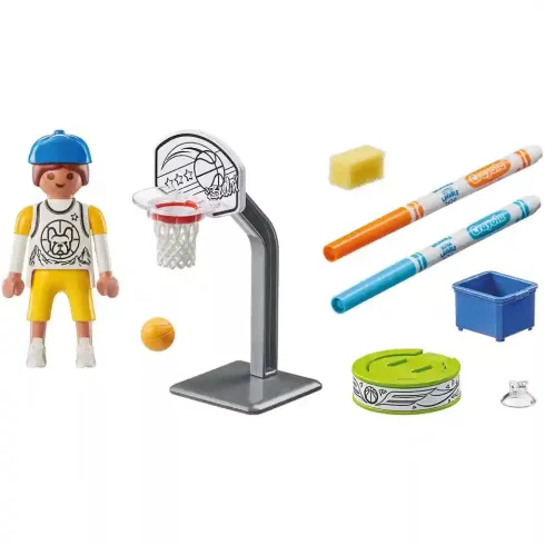 Playmobil 71516 Color - Kosárlabdázó színező filctollal