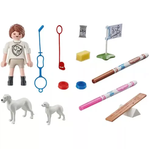 Playmobil 71517 Color - Kutyaiskola színező filctollal