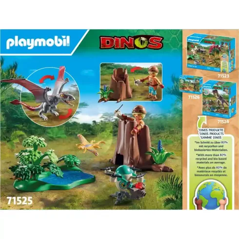 Playmobil 71525 Dimorphodon megfigyelő állomás