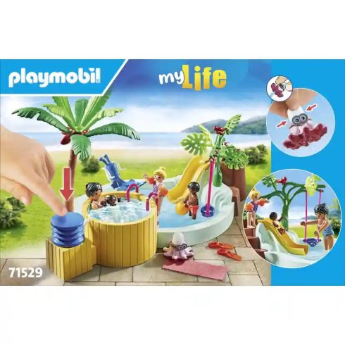 Playmobil 71529 Gyerekmedence pezsgőfürdővel