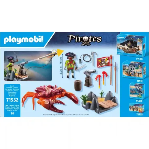 Playmobil 71532 Kalózcsata az óriás rákszörnnyel