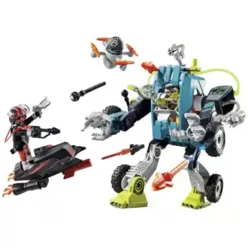   Playmobil 71578 Átalakítható harci robot vs. repülőgép csatája
