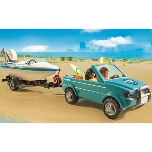 Playmobil 71589 Szörfös kocsi motorcsónakkal