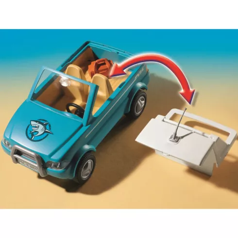 Playmobil 71589 Szörfös kocsi motorcsónakkal