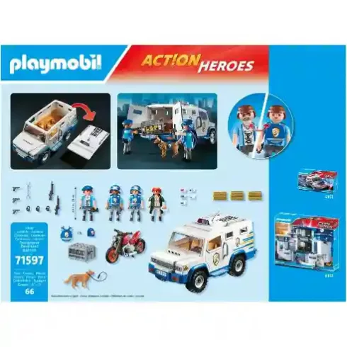 Playmobil 71597 Páncélautó, rendőrautó