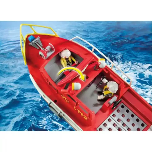 Playmobil 71598 Tűzoltóhajó víz alatti motorral
