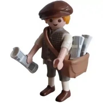   Playmobil 71605 Újságos fiú zsákbamacska figura 26. sorozat (fiúknak)