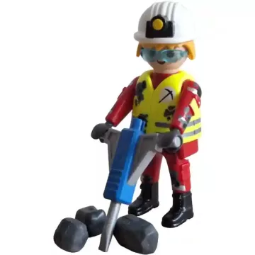   Playmobil 71605 Útépítő munkás zsákbamacska figura 26. sorozat (fiúknak)