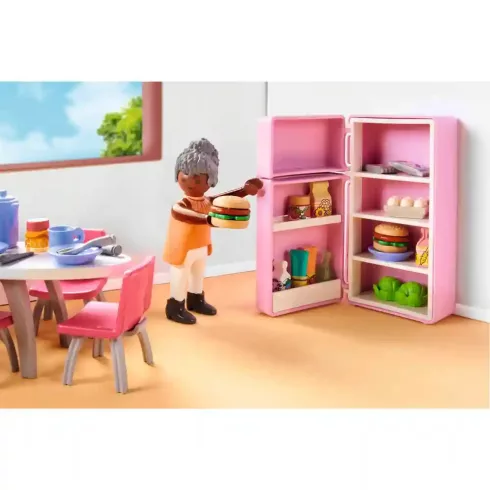 Playmobil 71608 Családi konyha étkezővel, babaház szoba