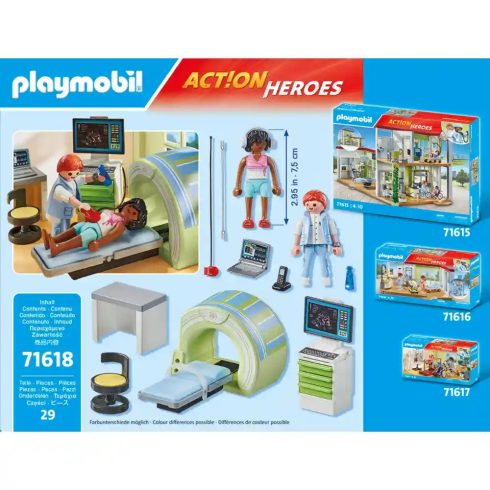 Playmobil 71618 Modern kórház MRI vizsgálója