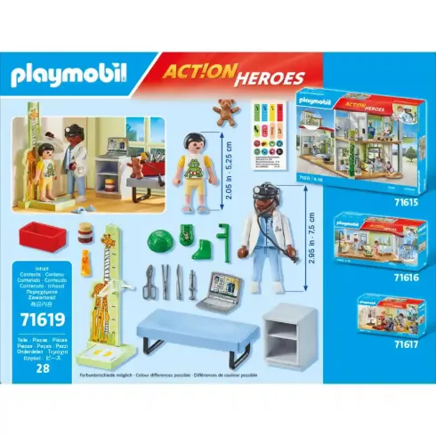 Playmobil 71619 Modern kórház gyerekorvosa