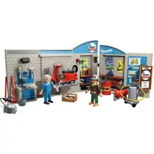   Playmobil 71620 '60-as évekbeli Vespa szervíz piros robogóval 