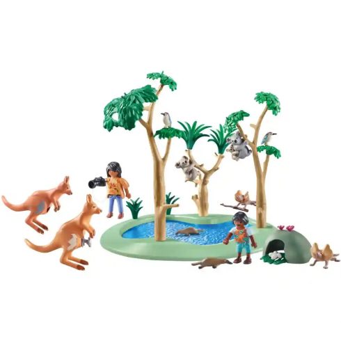 Playmobil 71624 Wiltopia - Ausztrália állatvilága, kenguru, koala, galléros gyík, kacsacsőrű emlős