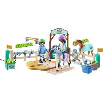 Playmobil 71637 Horses of Waterfall - Modern lovarda