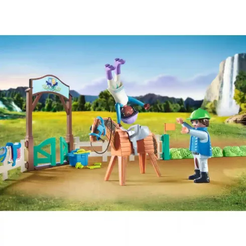 Playmobil 71637 Horses of Waterfall - Modern lovarda