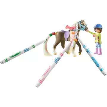   Playmobil 71640 Horses of Waterfall - Lovas színező filctollal