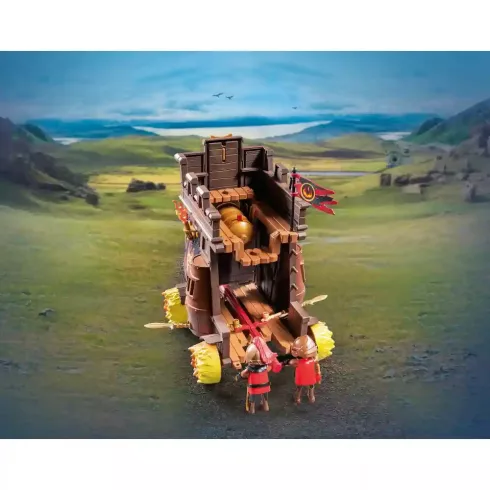 Playmobil 71643 Novelmore - Harci tüzes támadó torony ágyúval