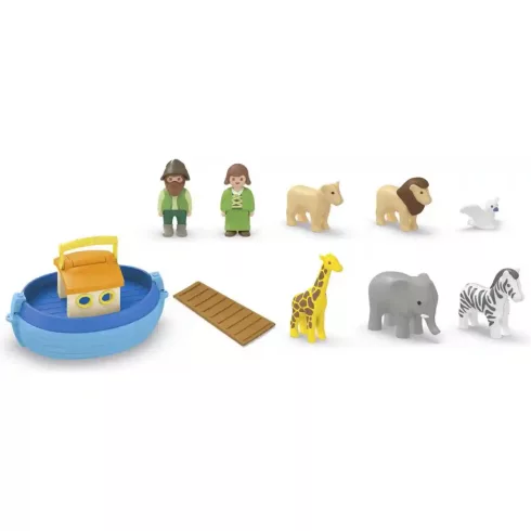 Playmobil 71681 Junior Hordozható Noé bárkája állatokkal