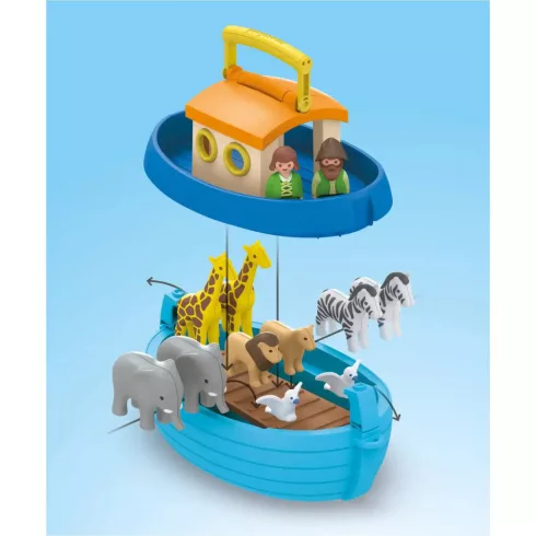 Playmobil 71681 Junior Hordozható Noé bárkája állatokkal