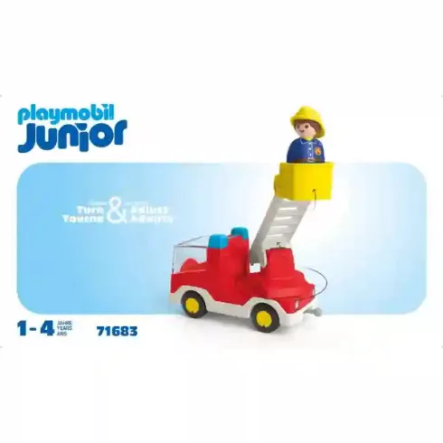 Playmobil 71683 Junior - Létrás tűzoltóautó