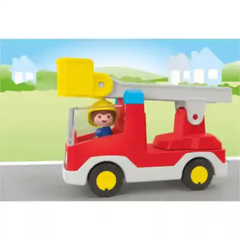 Playmobil 71683 Junior - Létrás tűzoltóautó